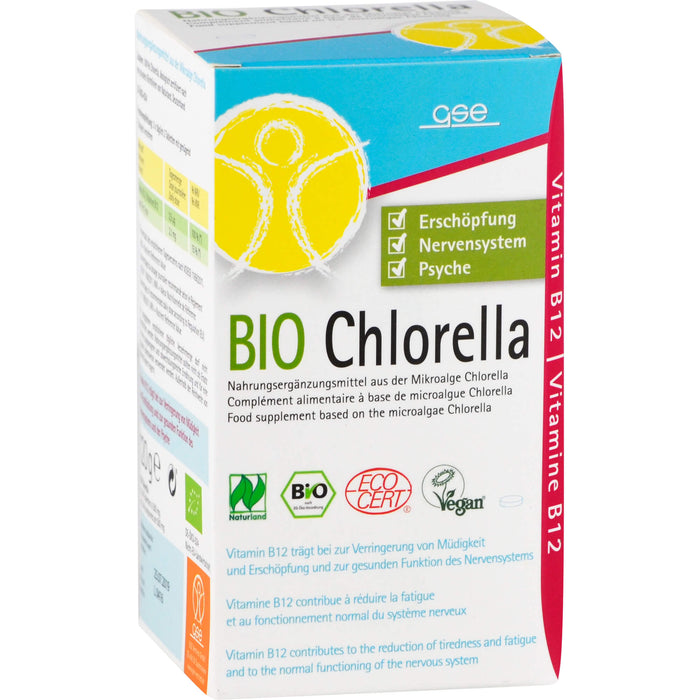 GSE Chlorella 500 mg Bio Naturland Tabletten, 240 pcs. Tablets