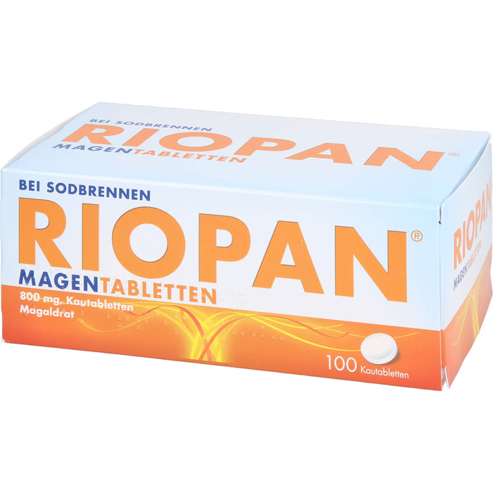 RIOPAN Magen Tabletten, 800 mg Kautabletten, 100 St. Tabletten