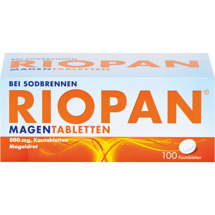 RIOPAN Magen-Kautabletten bei Sodbrennen, 100 pcs. Tablets