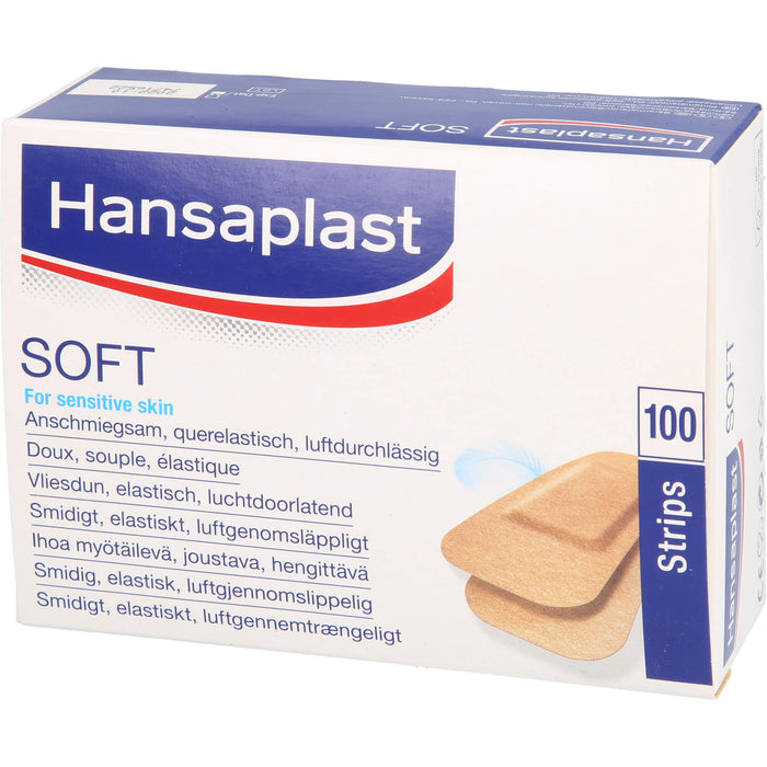 HANSAPLAST Soft Pflaster besonders hautfreundlich, 100 pcs. Patch