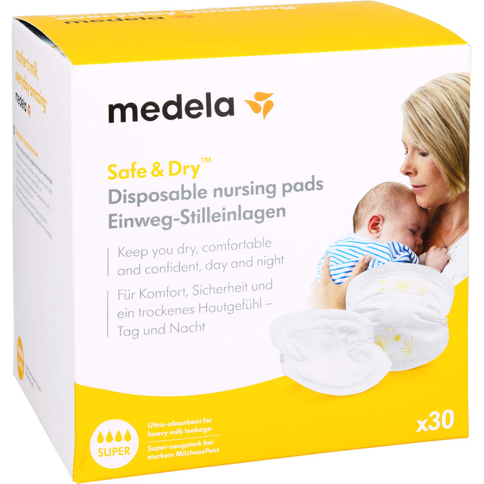 medela Safe & Dry Einweg-Stilleinlagen, 30 pc Dépôts