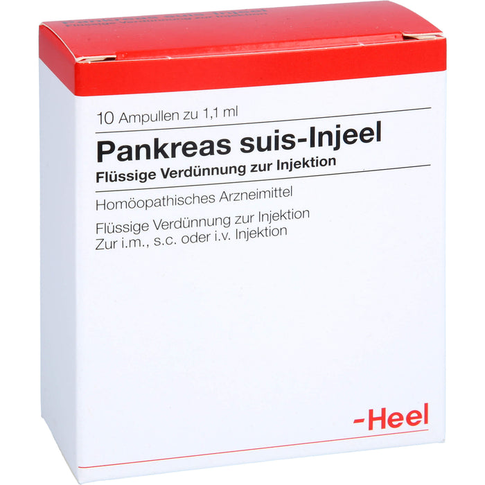 Pankreas suis-Injeel Ampullen, 10 pc Ampoules