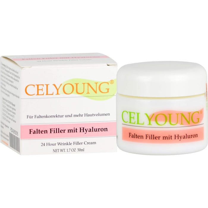 CELYOUNG Falten Filler mit Hyaluron Creme, 50 ml Creme