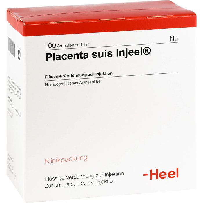 Placenta suis Injeel Ampullen, 100 pc Ampoules