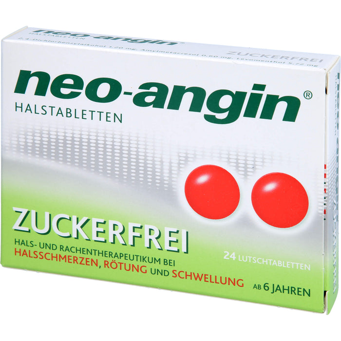 neo-angin Halstabletten zuckerfrei Original KLOSTERFRAU, 24 pc Tablettes