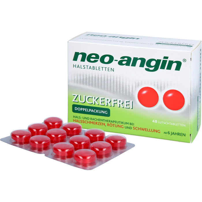 neo-angin Halstabletten zuckerfrei, 48 St. Tabletten