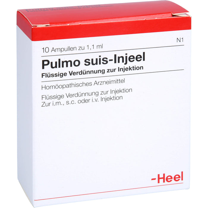 Heel Pulmo suis-Injeel flüssige Verdünnung zur Injektion, 10 pcs. Ampoules