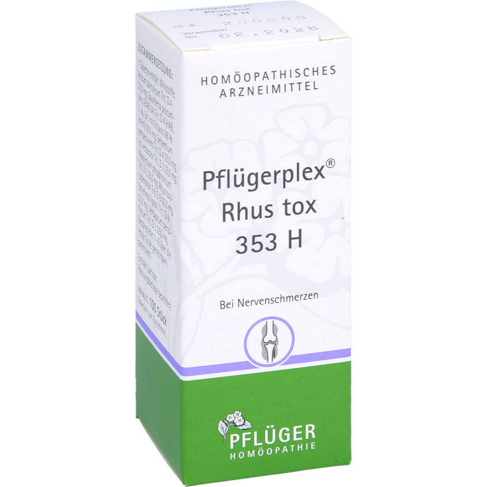 Pflügerplex Rhus tox 353 H Tabletten bei Nervenschmerzen, 100 pcs. Tablets