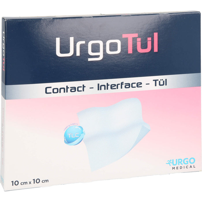 UrgoTül 10 x 10 cm lipidokolloid-Wundauflage, 10 pc Gaze de plaie