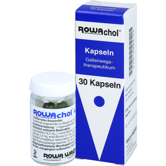 ROWAchol Kapseln Gallenwegstherapeutikum, 30 St. Kapseln