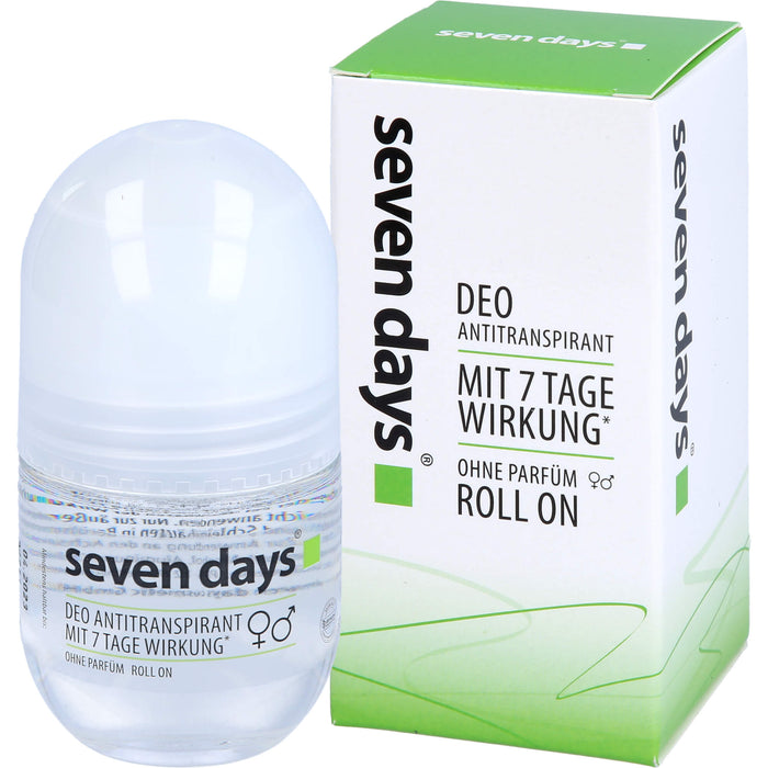 seven days Antitranspirant Deo Roller, 50 ml Roll-On