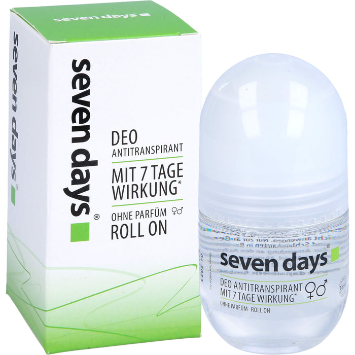 seven days Antitranspirant Deo Roller, 50 ml Roll-On