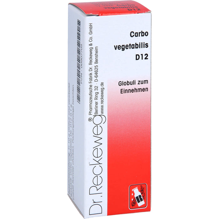 DR. RECKEWEG & CO Carbo vegetabilis D 12 Globuli, 10 g Globules