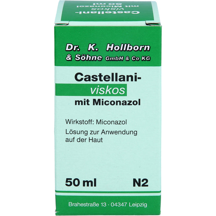 Castellani-viskos mit Miconazol bei Pilzerkrankungen der Haut, 50 ml Lösung