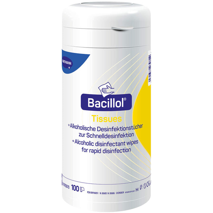 Bacillol Tissues alkoholische Desinfektionstücher, 100 pc Tissus
