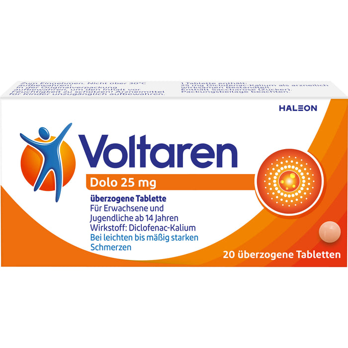 Voltaren Dolo 25 mg Tabletten, 20 pc Tablettes