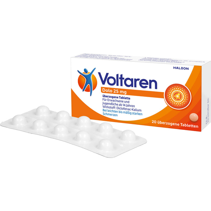 Voltaren Dolo 25 mg Tabletten, 20 pc Tablettes