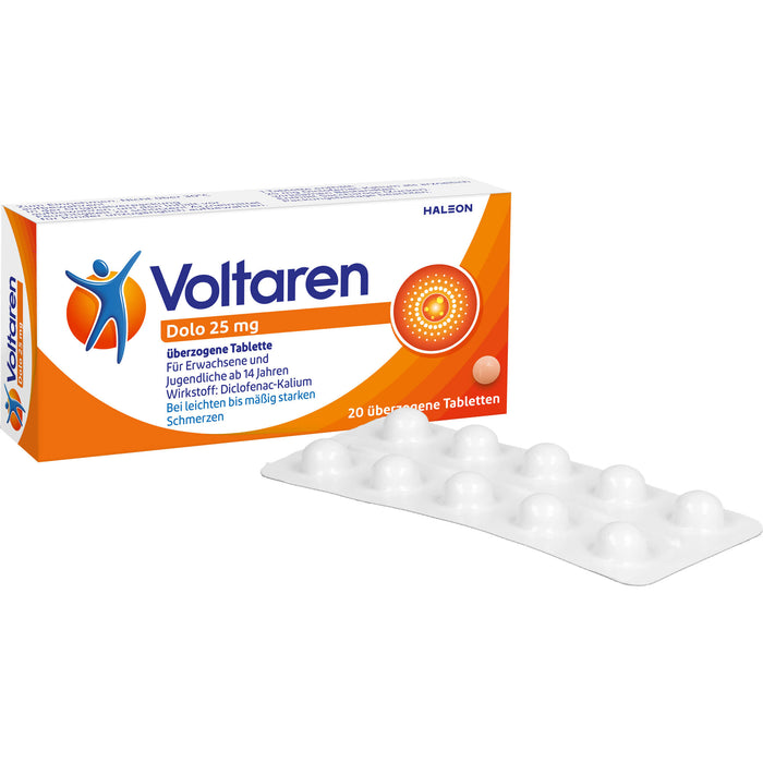 Voltaren Dolo 25 mg Tabletten, 20 pc Tablettes