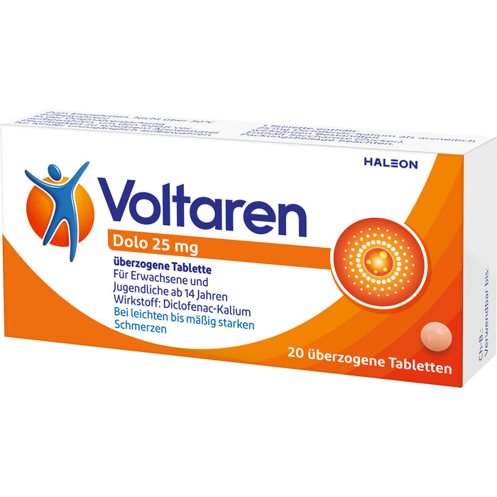 Voltaren Dolo 25 mg Tabletten, 20 pc Tablettes