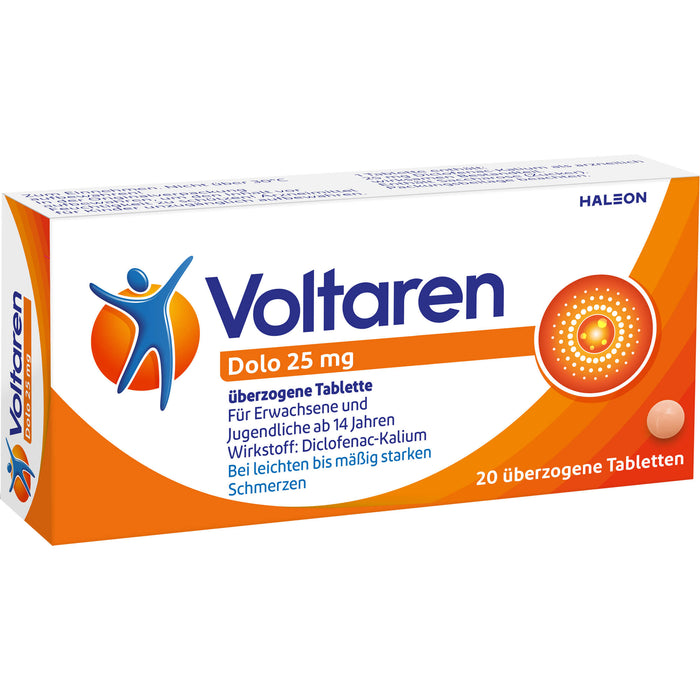 Voltaren Dolo 25 mg Tabletten, 20 pc Tablettes