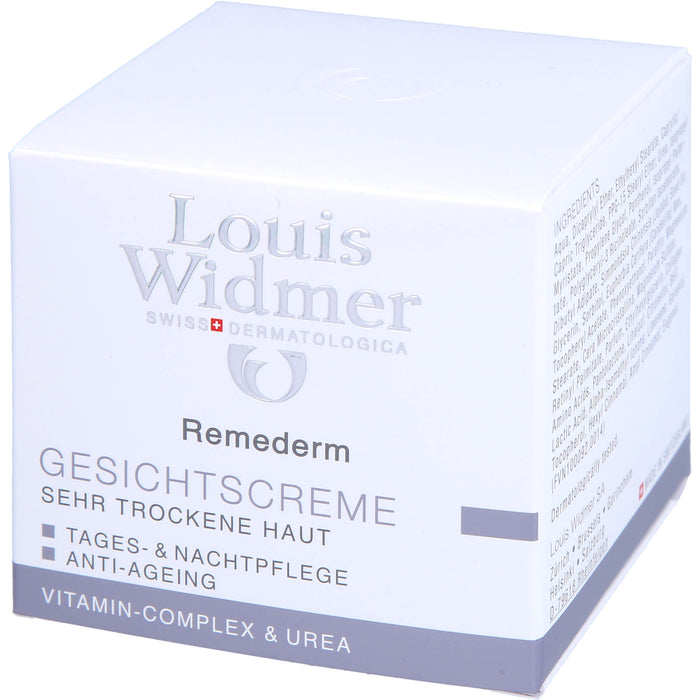 Louis Widmer Remederm Gesichtscreme Tages- und Nachtpflege, 50 ml Crème