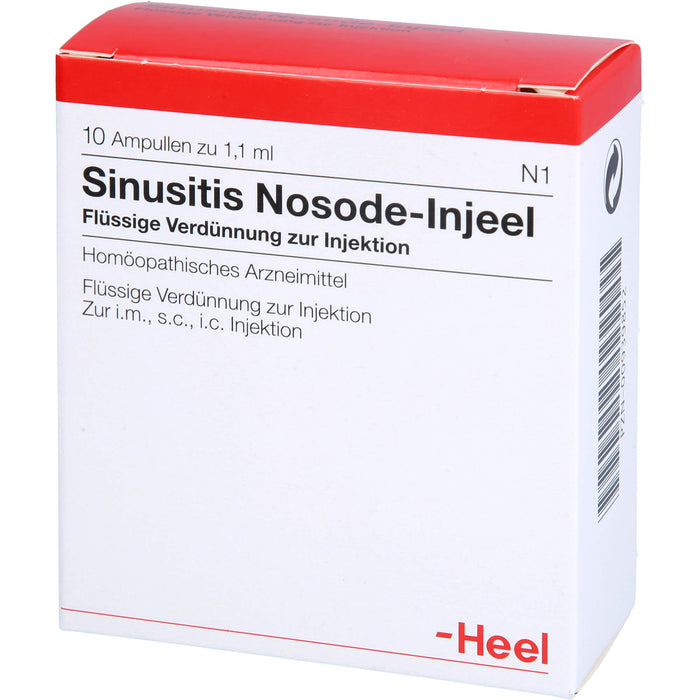 Heel Sinusitis-Nosode-Injeel flüssige Verdünnung, 10 St. Ampullen