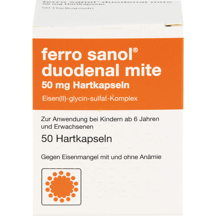 ferro sanol duodenal mite 50 mg Kapseln, 50 pc Capsules