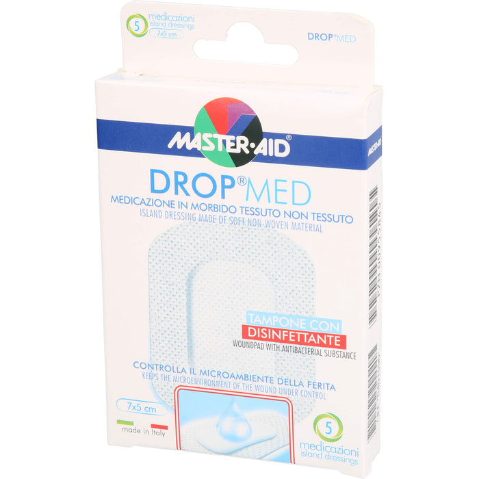 DROP med 7 x 5 cm steriler Wundverband, 5 pc Pansements