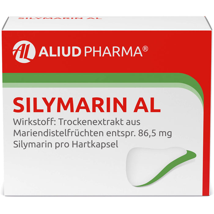 Silymarin AL Hartkapseln bei Lebererkrankungen, 30 pcs. Capsules