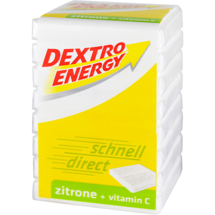 Dextro Energy Zitrone + Vitamin C Würfel, 1 pc Comprimés