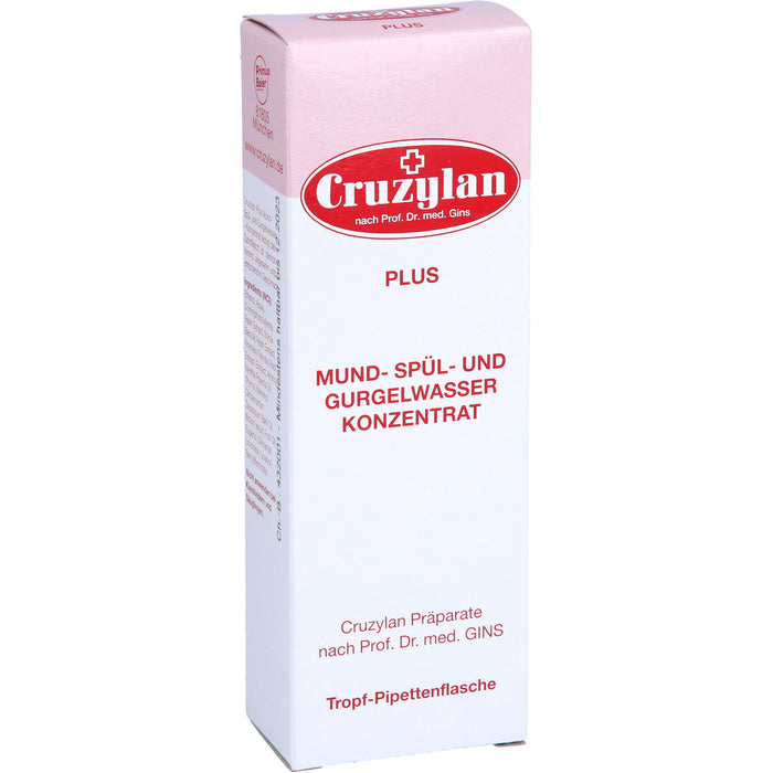 Cruzylan Plus Mund- Spül u.Gurgelwasserkonz.Pip Fl, 50 ml Solution