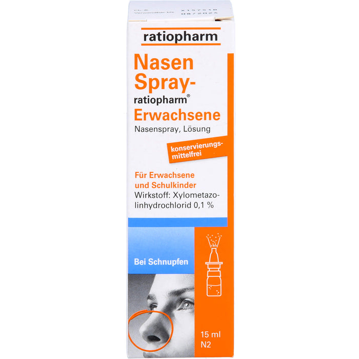 NasenSpray-ratiopharm Erwachsene, 15 ml Solution