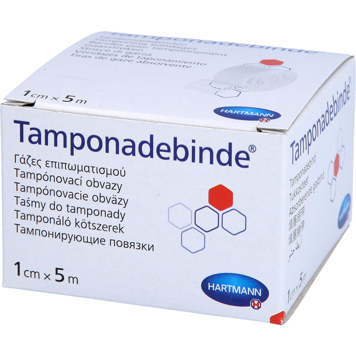 HARTMANN Tamponadebinde 5 m x 1 cm steril, 1 pc Tamponnades