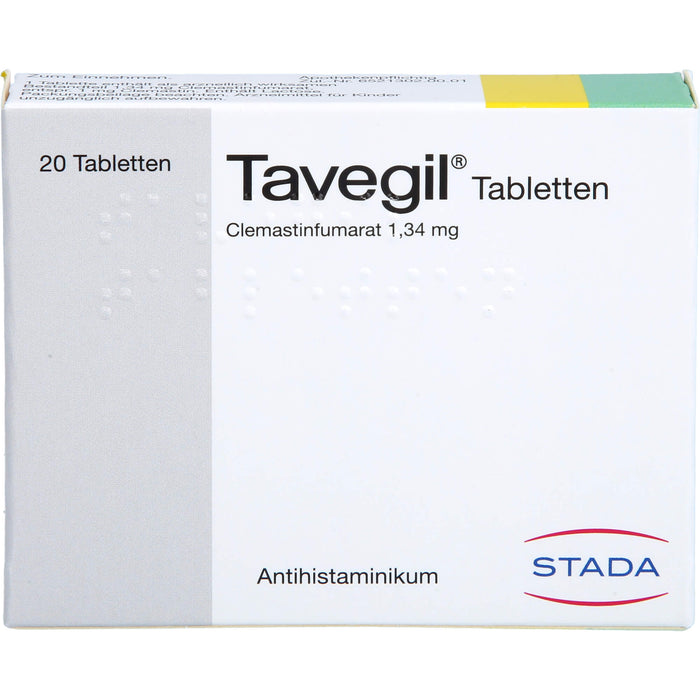 Tavegil Tabletten Antihistaminikum, 20 pc Tablettes