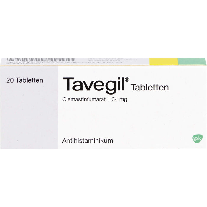 Tavegil Tabletten Antihistaminikum, 20 pcs. Tablets