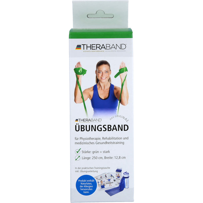 THERABAND Übungsband 2,5 m stark grün, 1 pcs. Pack