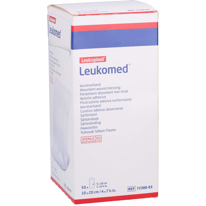 Leukomed Wundverband 10 x 20 cm, 50 St. Pflaster