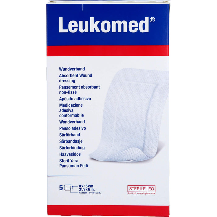 Leukomed Wundverband 8 x 15 cm, 5 St. Pflaster