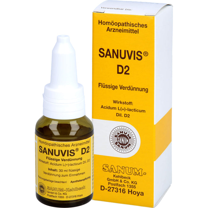 SANUM-KEHLBECK Sanuvis D2 Dilution, 30 ml Solution