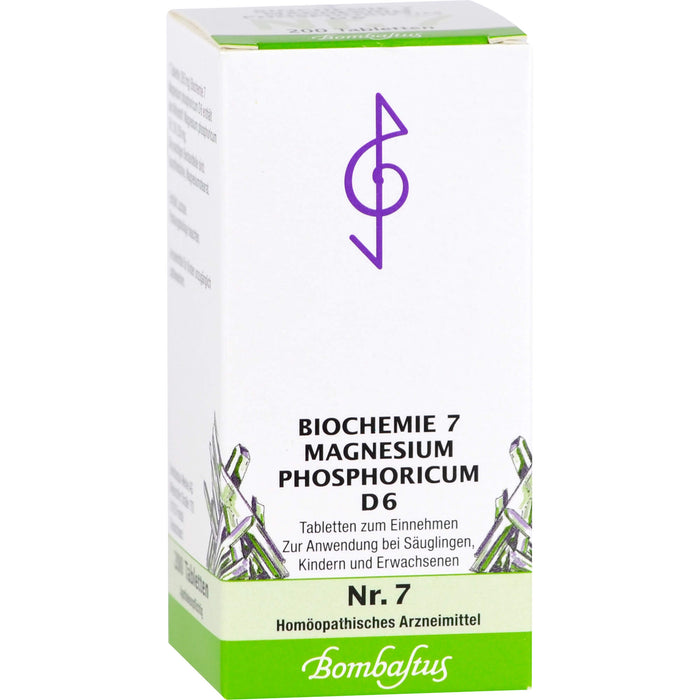 Biochemie 7 Magnesium phosphoricum Bombastus D6 Tbl., 200 pcs. Tablets