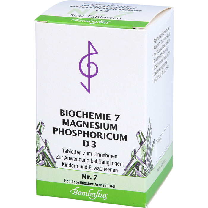 Biochemie 7 Magnesium phosphoricum Bombastus D3 Tbl., 500 St TAB