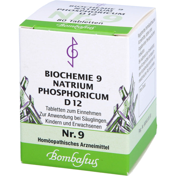 Biochemie 9 Natrium phosphoricum Bombastus D12 Tbl., 80 St TAB