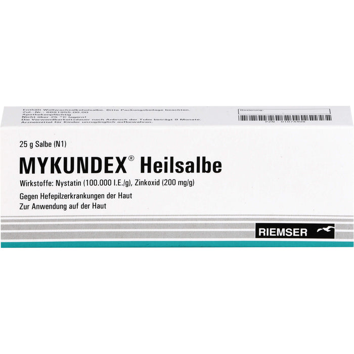 MYKUNDEX Heilsalbe gegen Hefepilzerkrankungen der Haut, 25 g Ointment