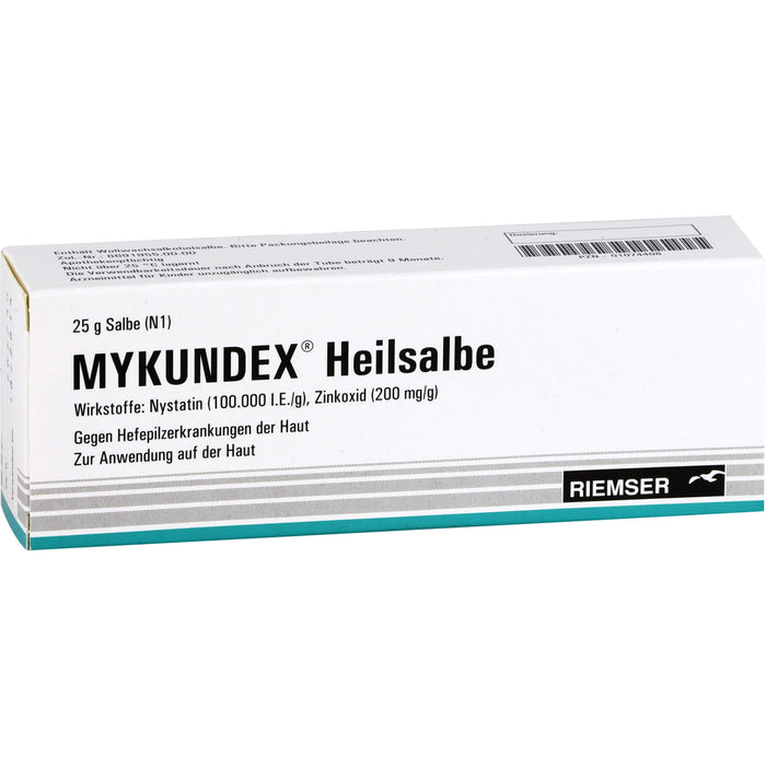 MYKUNDEX Heilsalbe gegen Hefepilzerkrankungen der Haut, 25 g Ointment