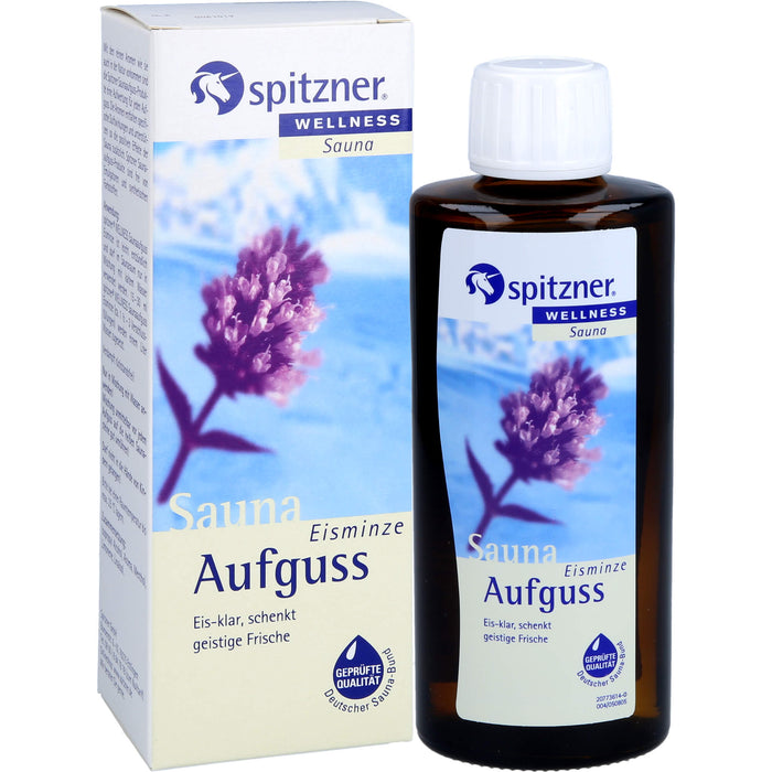 spitzner Wellness Saunaaufguss Eisminze, 190 ml Concentrate