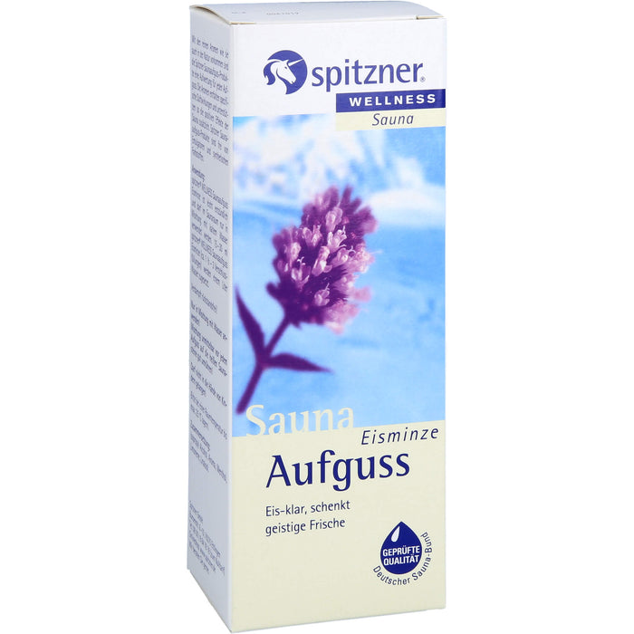 spitzner Wellness Saunaaufguss Eisminze, 190 ml Konzentrat