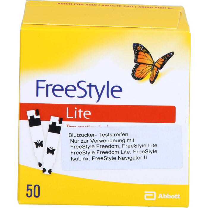 Freestyle Lite Eurim Teststreifen ohne Codieren, 50 St TTR