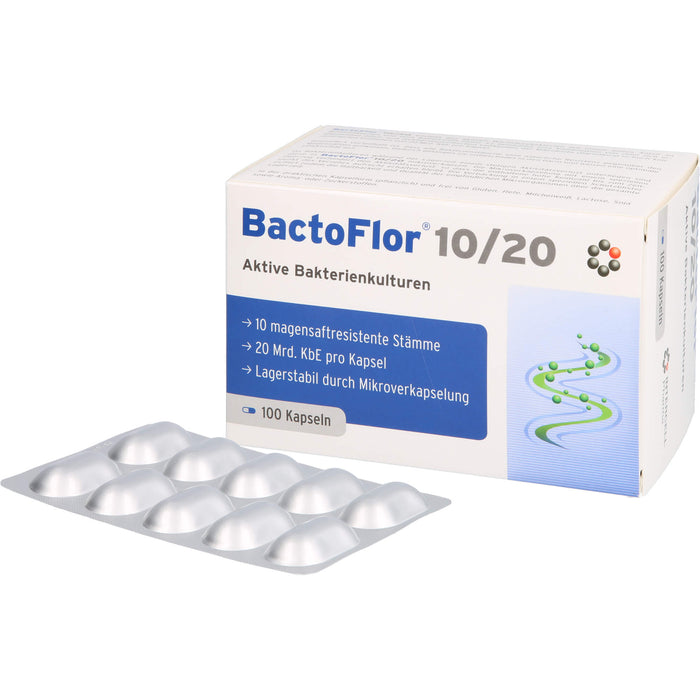 BactoFlor 10/20 aktive Bakterienkulturen Kapseln, 100 pc Capsules