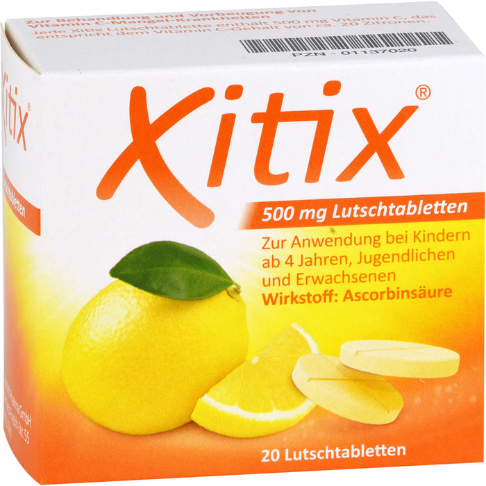 Xitix 500 mg Lutschtabletten, 20 St. Tabletten