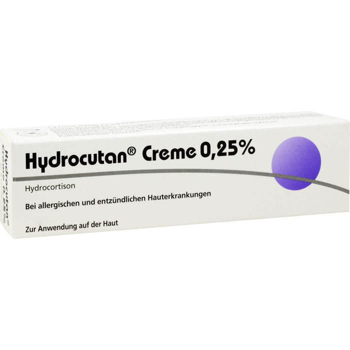 Hydrocutan Creme 0,25 % bei allergischen und entzündlichen Hauterkrankungen, 20 g Cream